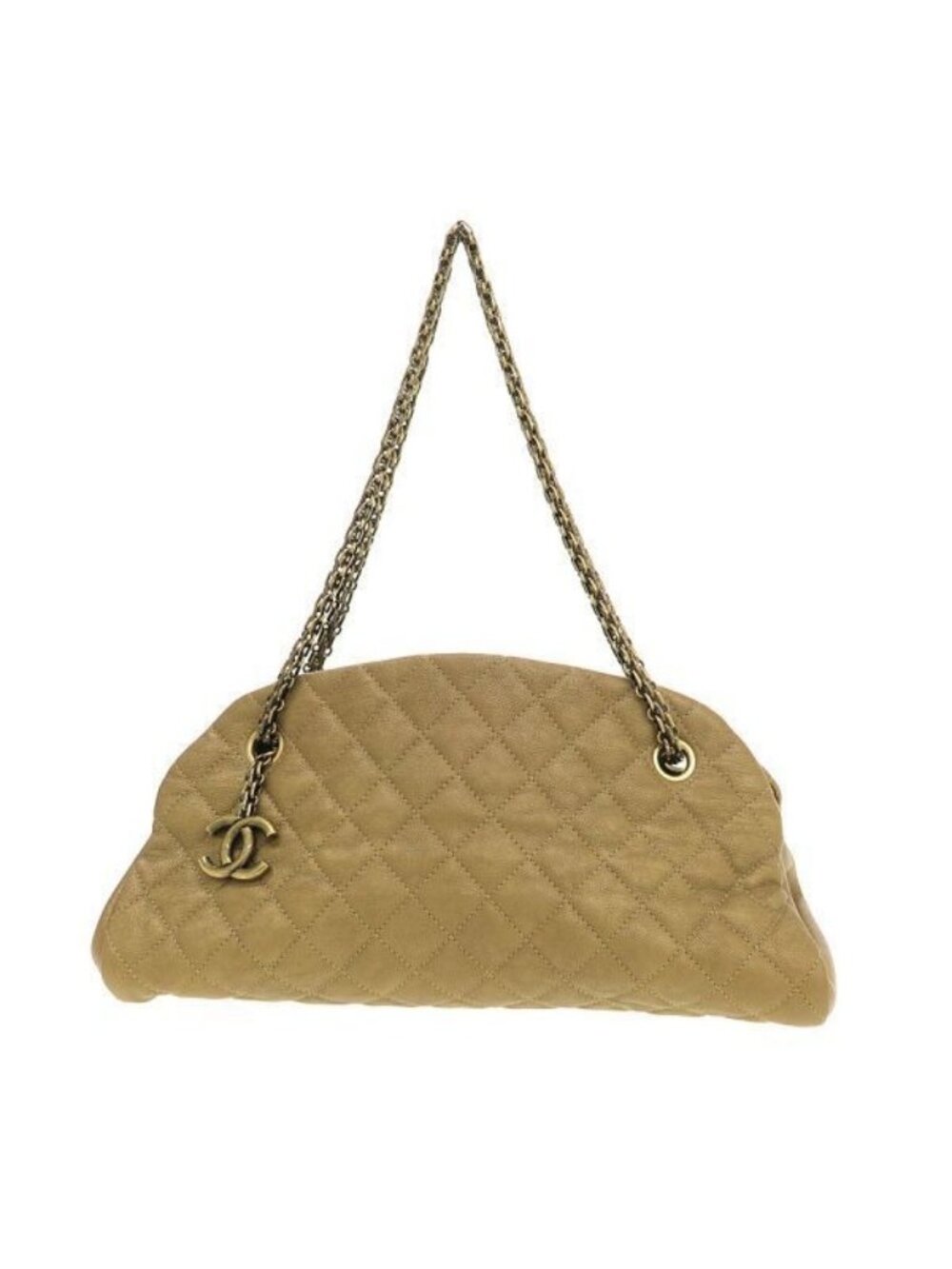Chanel Mademoiselle Chain Shoulder Bag Gold